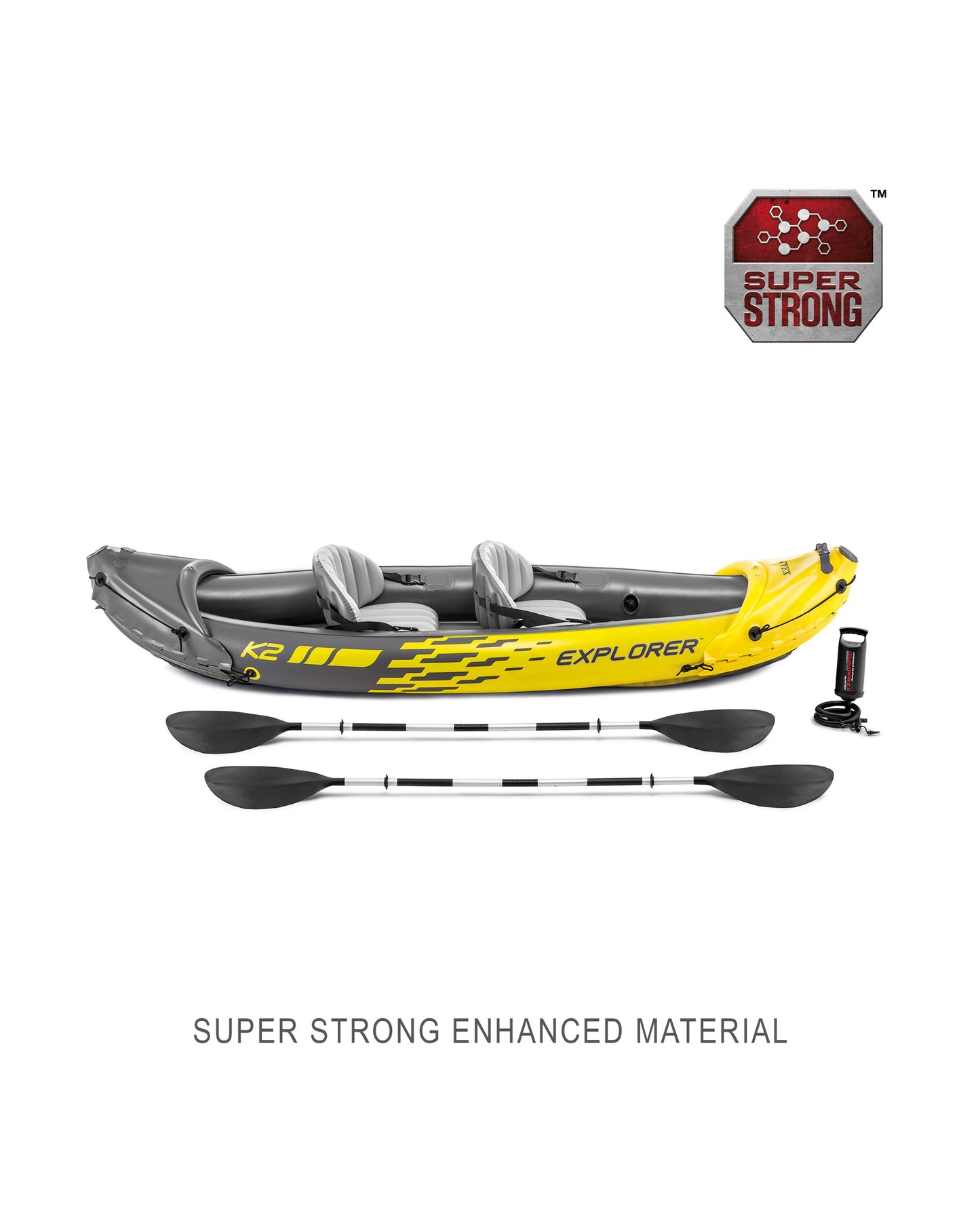 Intex Kayak gonflable Explorer K2  312x91x51 cm قارب سباحة لشخصين قابل للنفخ